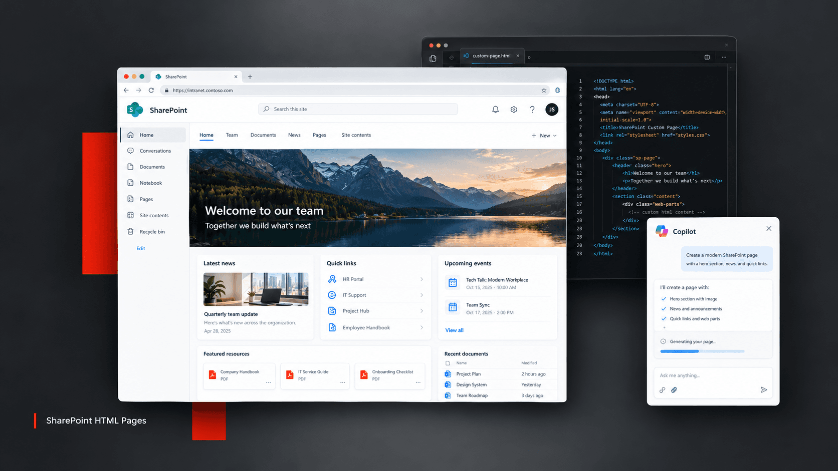 SharePoint HTML Pages: Benefits, Limitations & Architecture